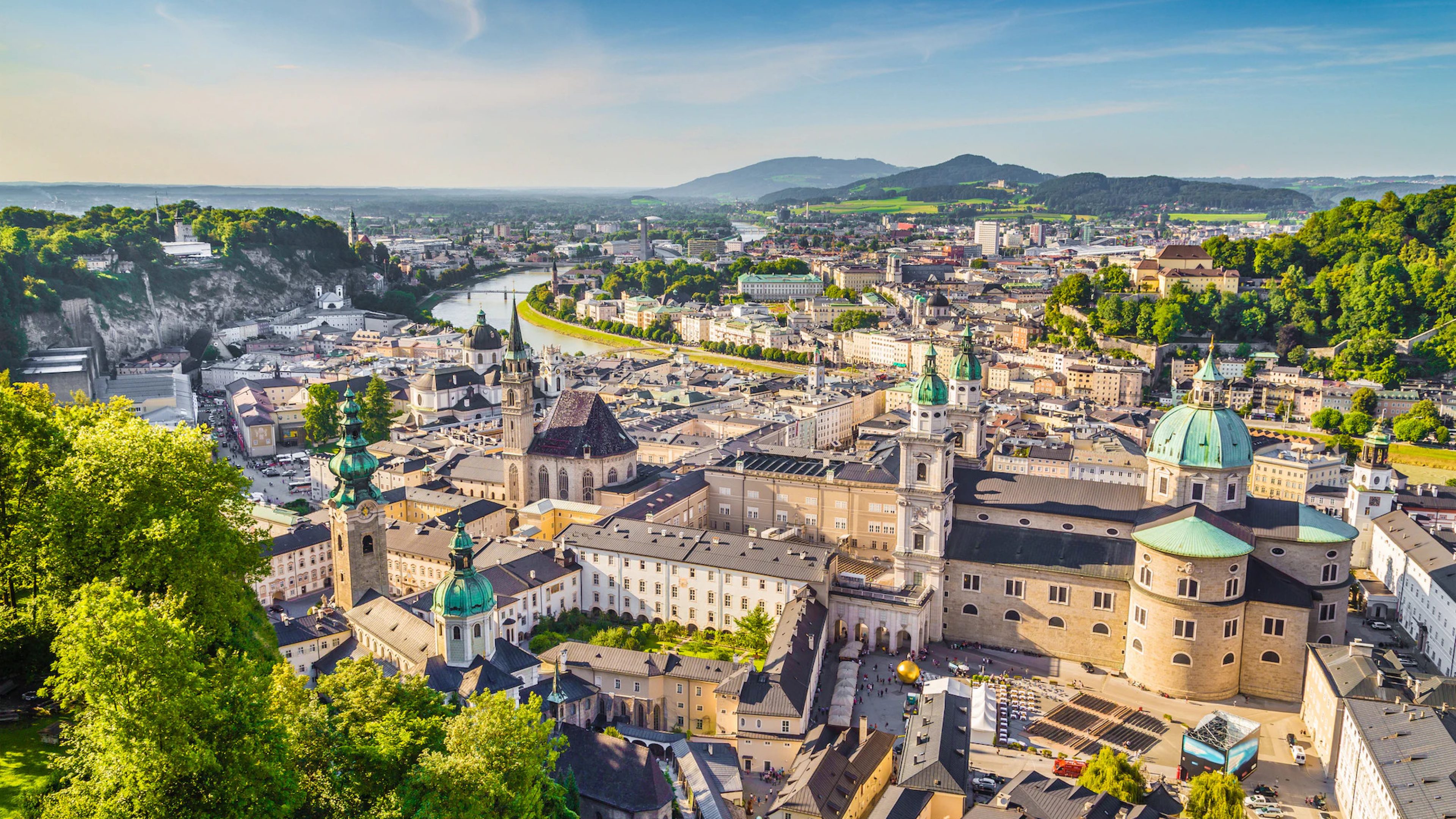 Blick über Salzburg