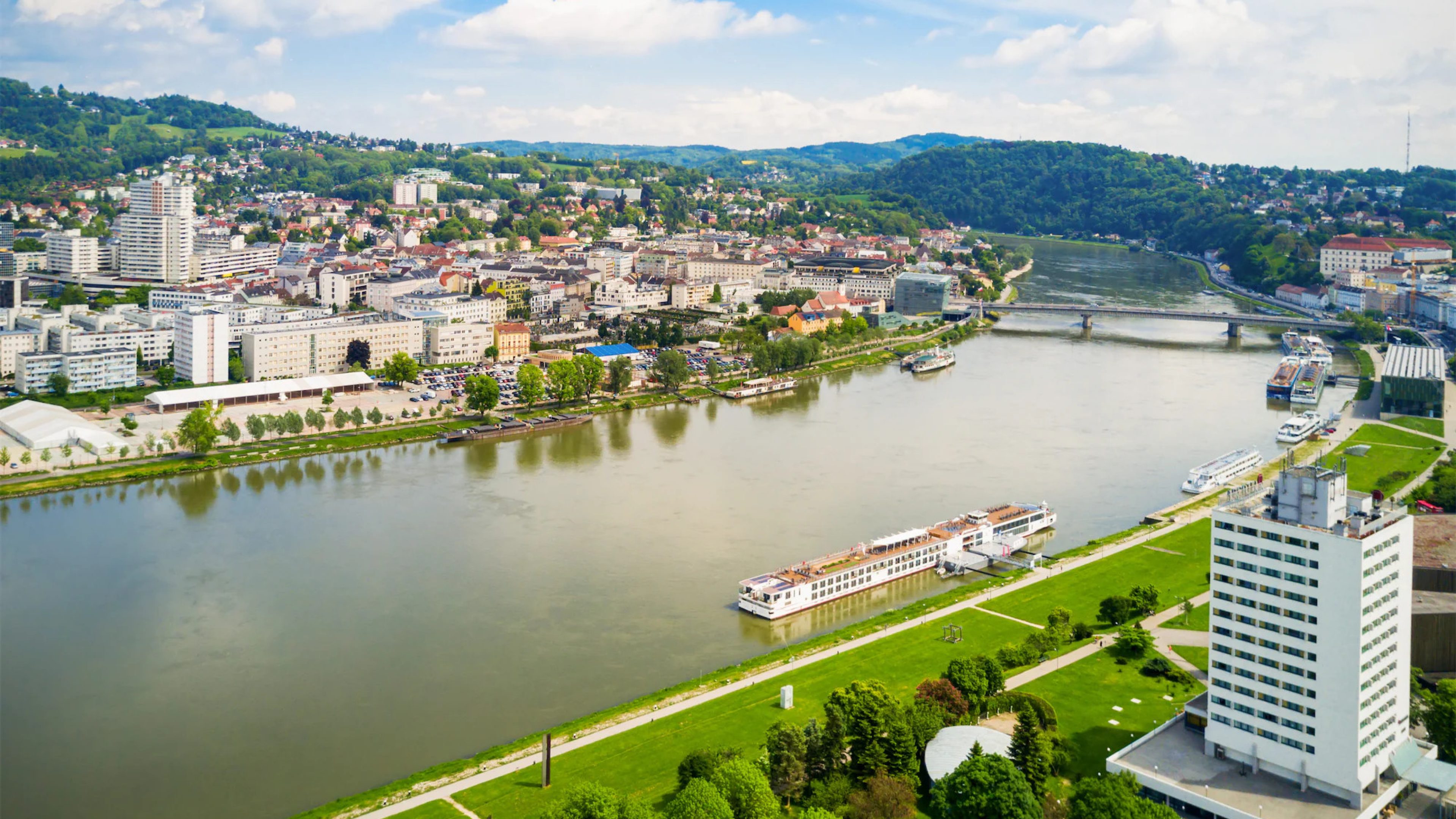 Blick über Linz
